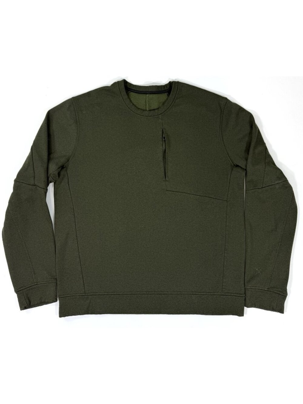 Lululemon Mens City Sweat Crew Thermo Sweatshirt Size Large Green Athleisure